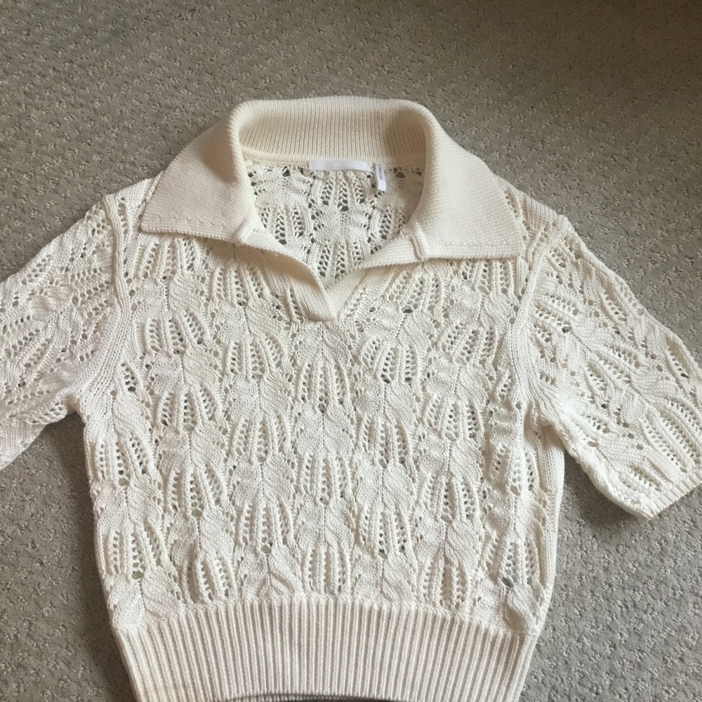 Helmut Lang cropped sweater